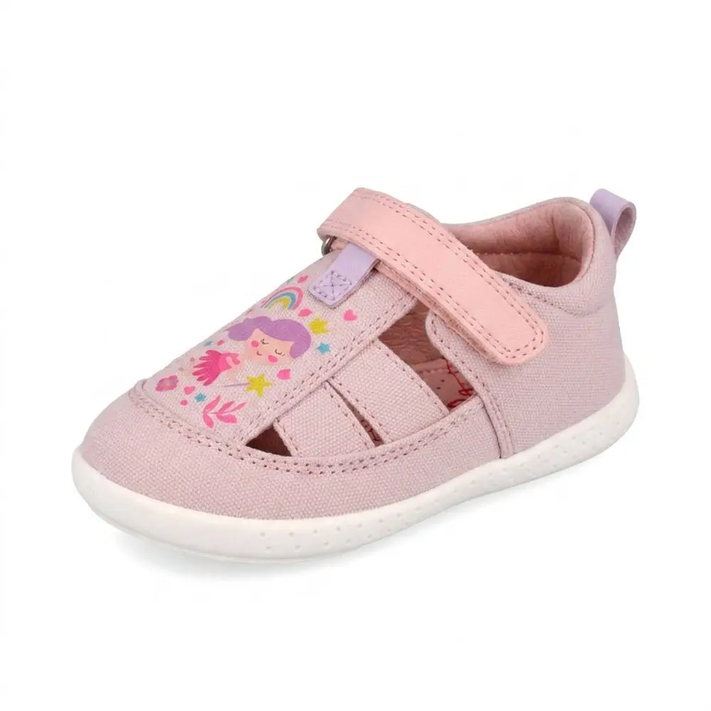 Dívčí barefoot sandály LONA PRINCESA ROSA Biomecanics 262342-A032 -