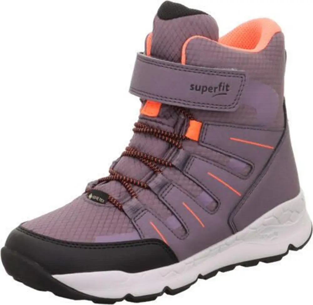 Dívčí zimní boty FREE RIDE Purple/Orange Gore-Tex, Superfit , 1-000568-8500, fialová -