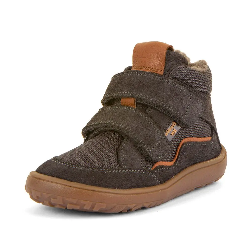 Dětské zimní barefoot boty TEX WOOL Grey Froddo G3110266-5W -