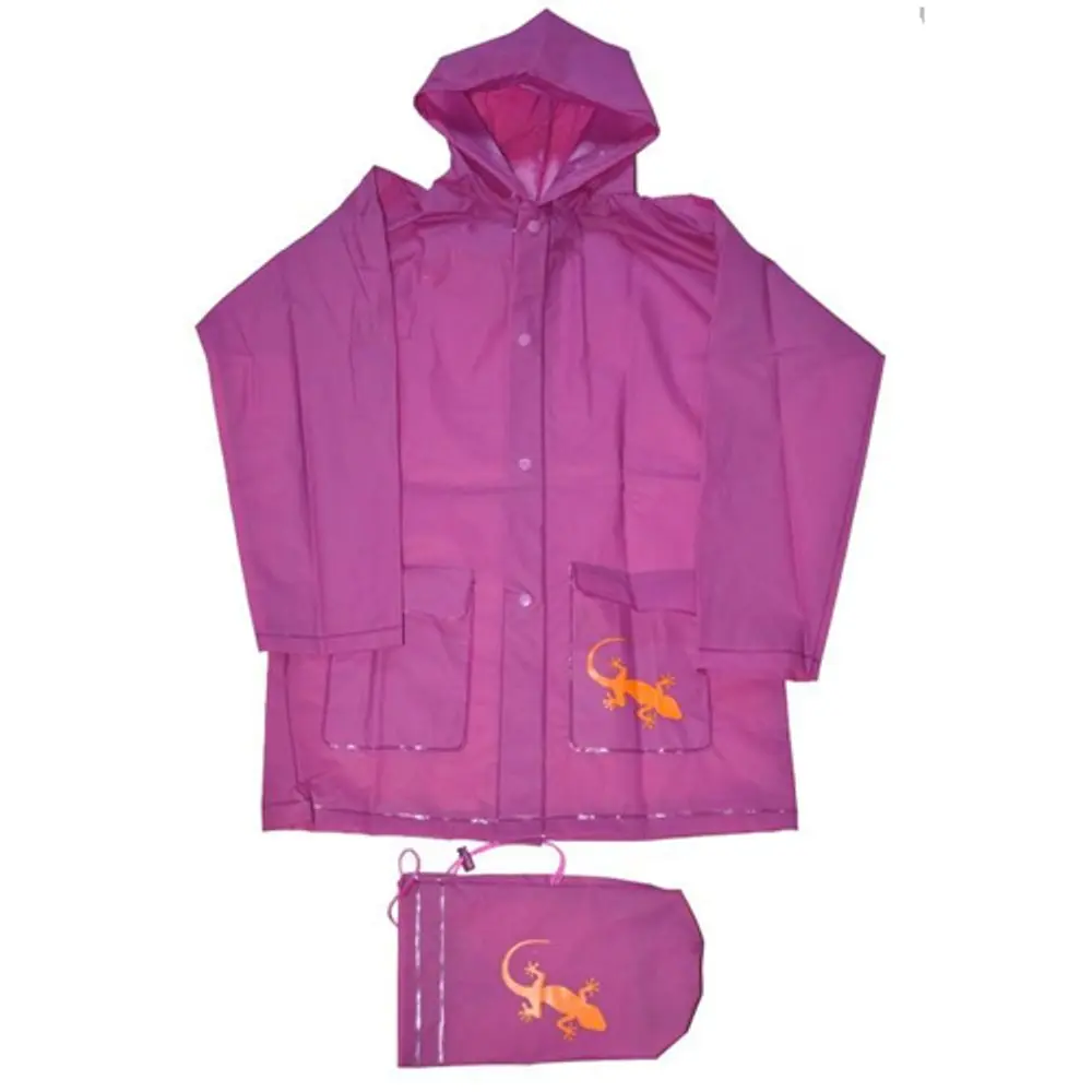 pláštěnka Salamander + pytlík, Pidilidi, PL0045-03, růžová -