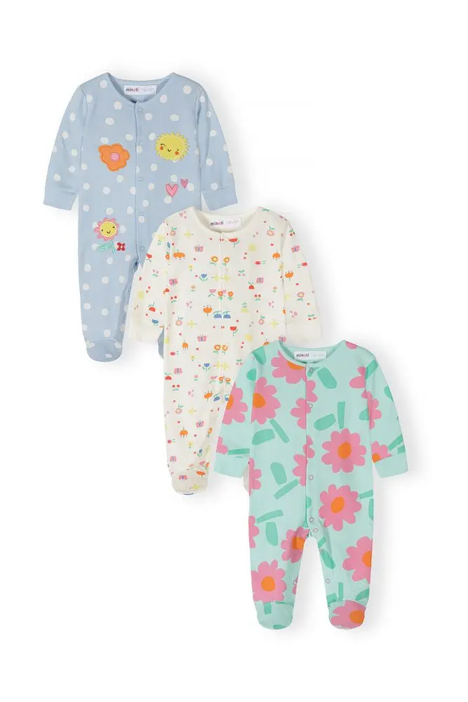 Kojenecký overal 3pack Minoti 28BABYPACK1 -