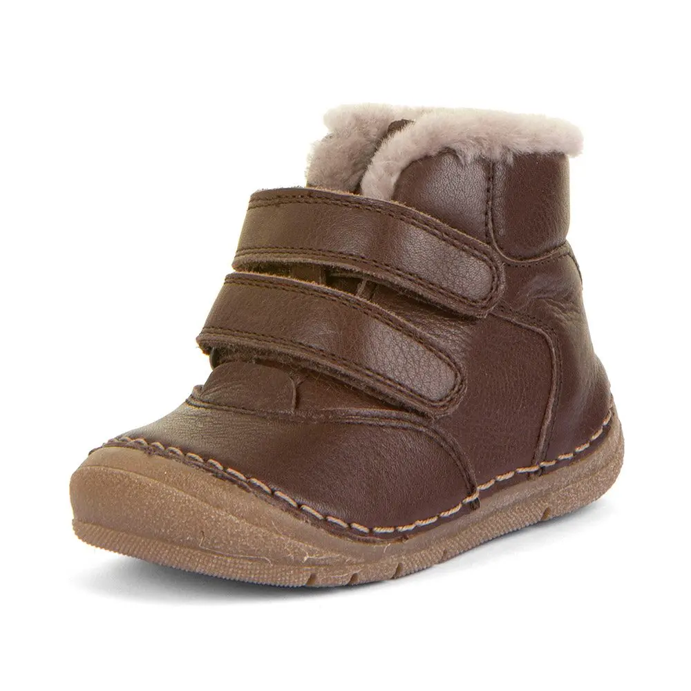 Dětské zimní boty Flexible PAIX UP WINTER Dark Brown, Froddo, G2110143-4, tmavě hnědá -