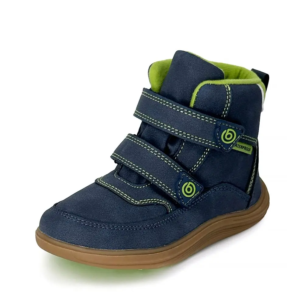 Chlapecké celoroční barefoot boty Bugga KIVO Navy B00199-04