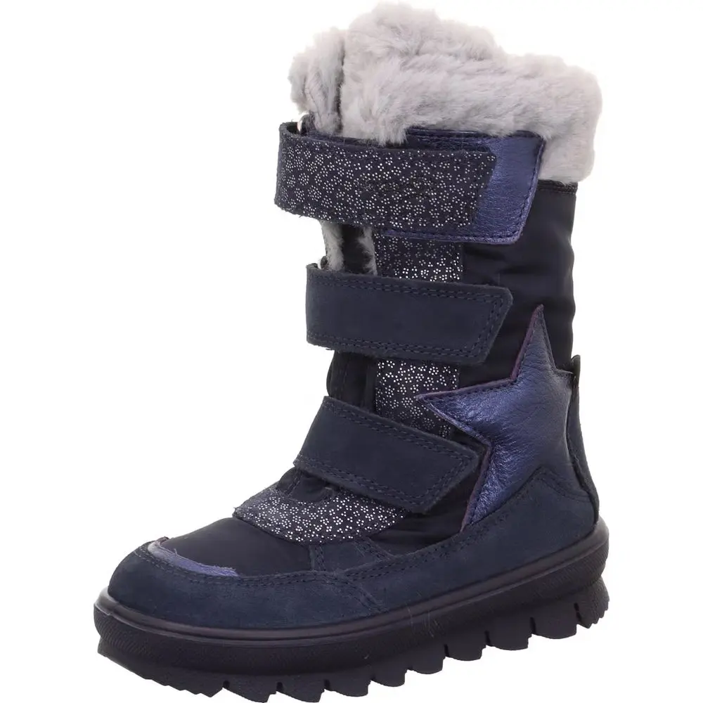 Dívčí zimní boty FLAVIA Blue/Grey GTX Superfit 1-000226-8020 -