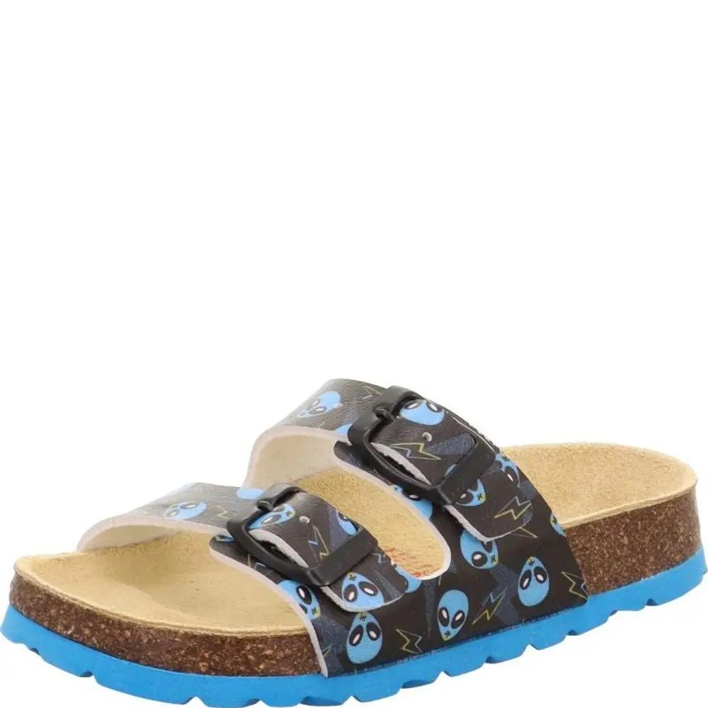 Chlapecké korkové pantofle Superfit FOOTBAD Black/Multicolored 1-800111-0060 -