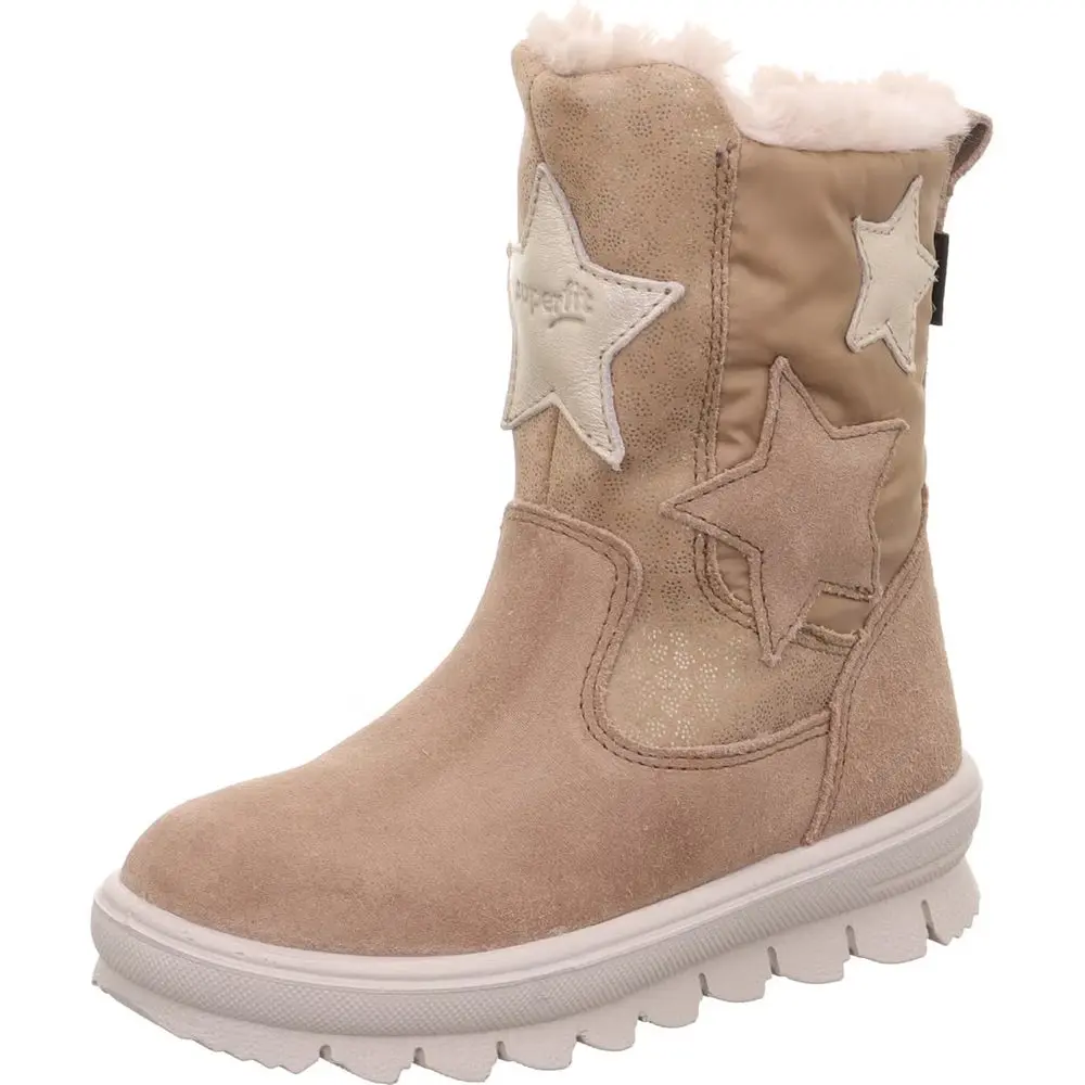 Dívčí zimní boty FLAVIA Brown/Gold GTX Superfit 1-000219-3000 -
