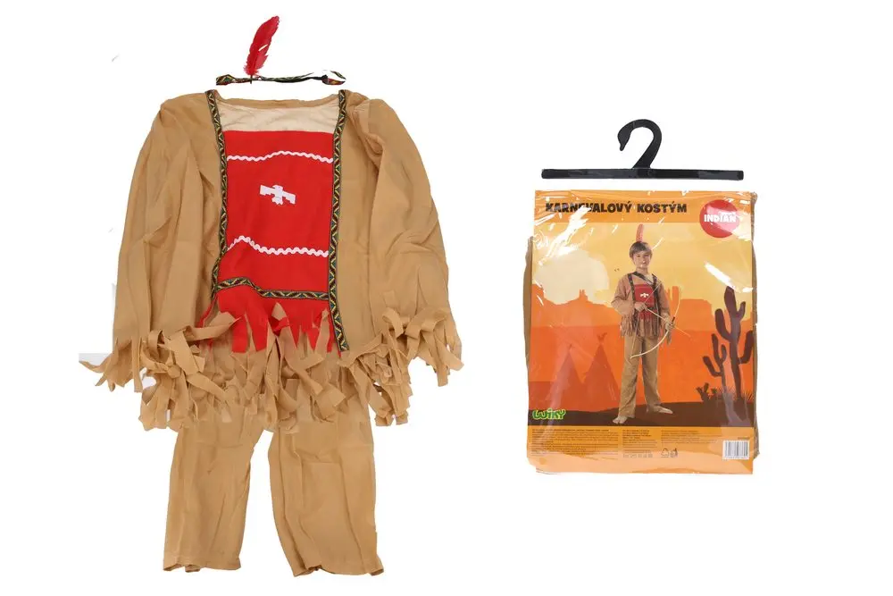 Set karneval indián M 110-120 cm