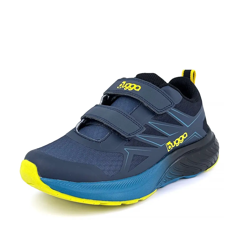 Chlapecké outdoorové boty na suchý zip Bugga SOLIS Blue B00204-04