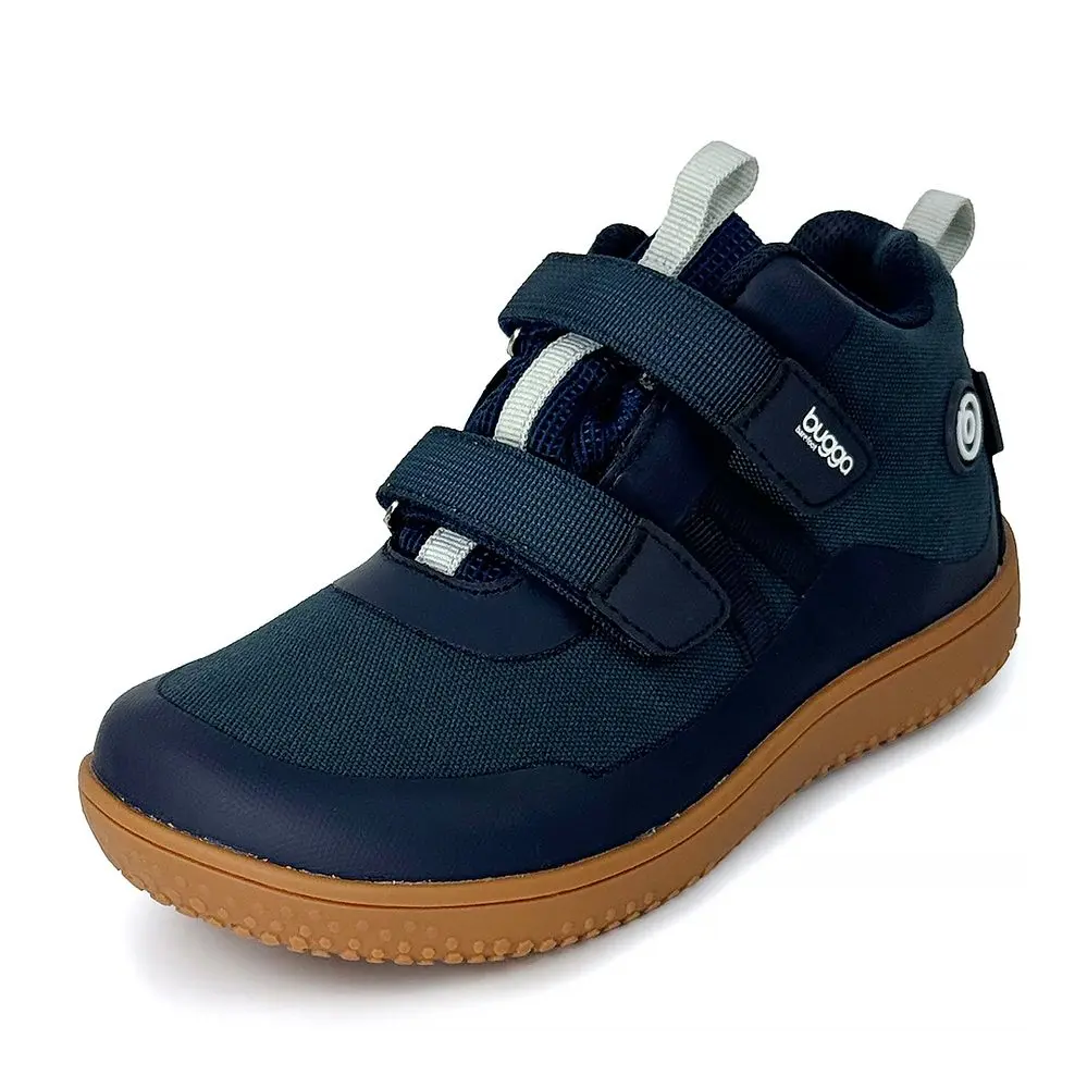 dětské celoroční barefootové boty s membránou BUGGA OSCAR Blue B00191-04 -