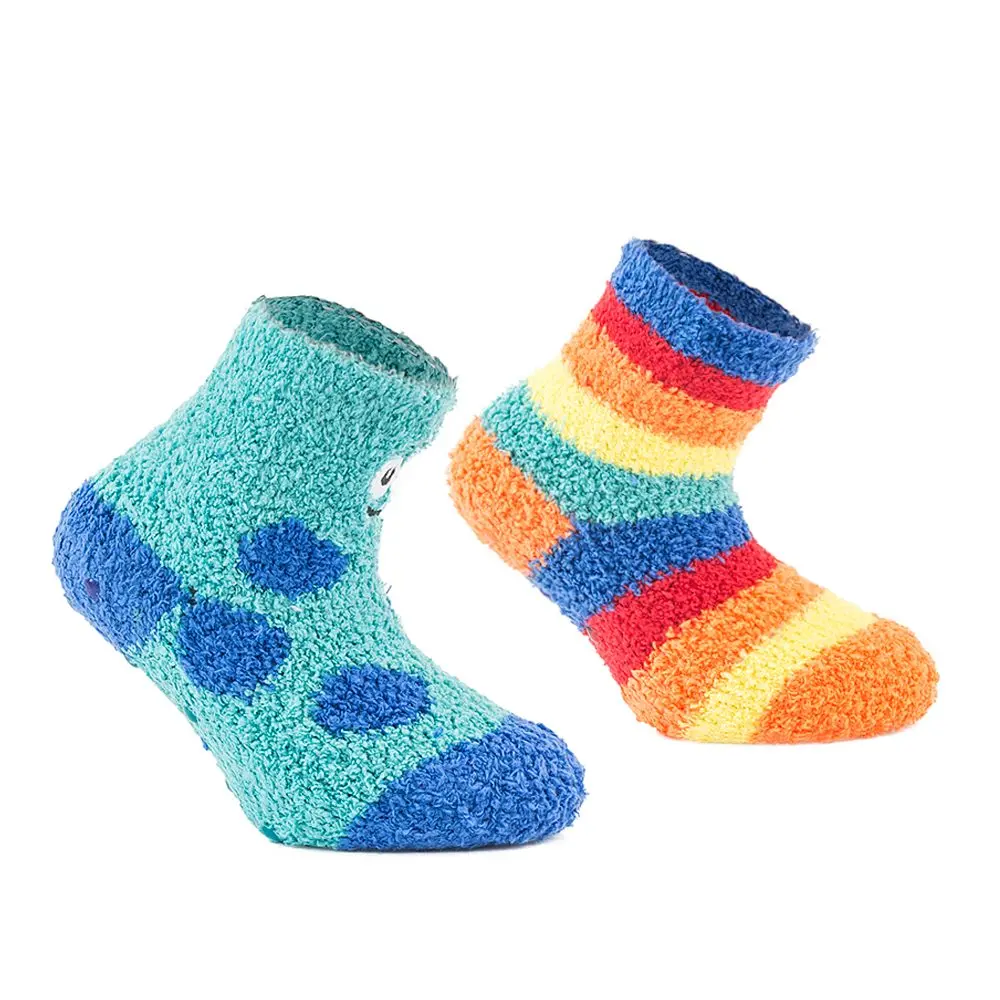 ponožky chlapecké FLUFFY s protiskluzem - 2pack, Pidilidi, PD0148-02, kluk -