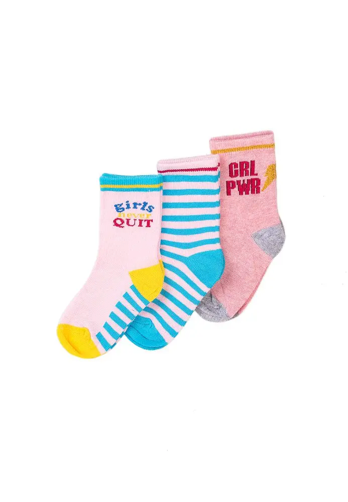 Ponožky dívčí 3pack, Minoti, KG SOCK 28, holka -