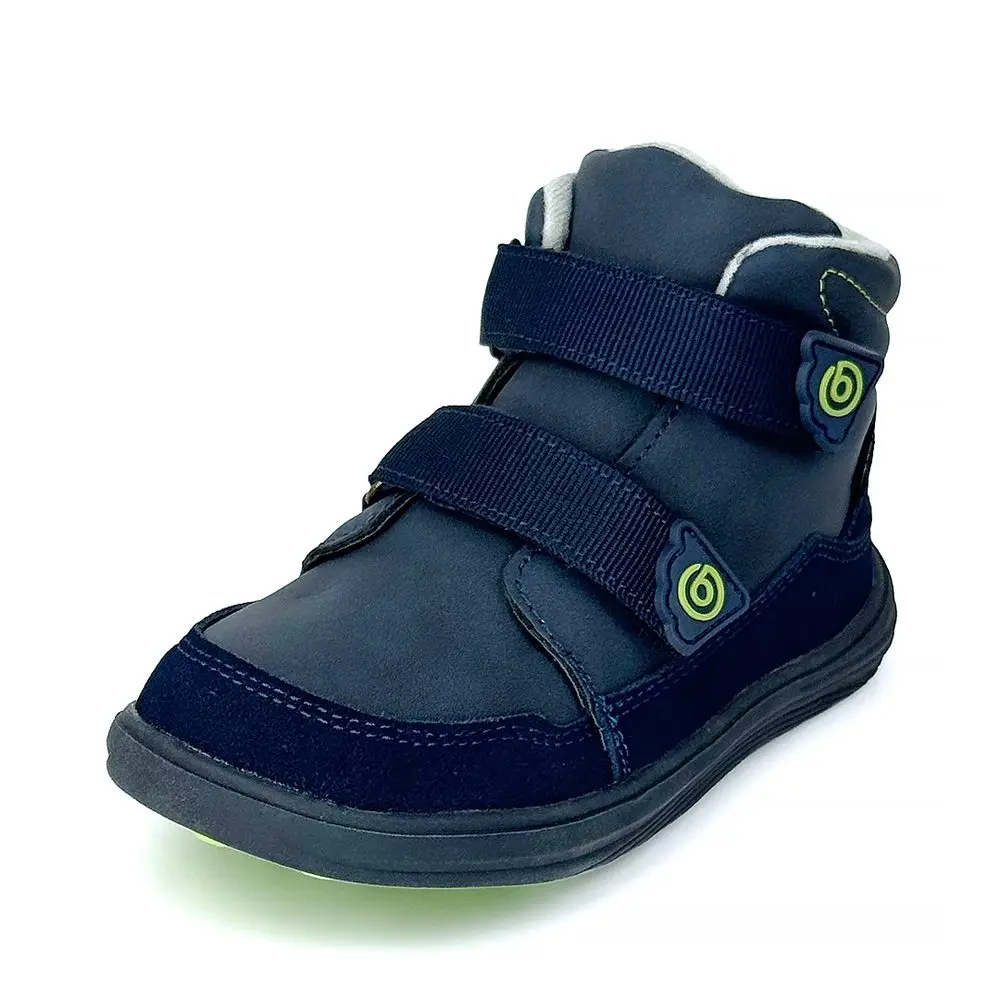 Chlapecké celoroční barefoot boty Bugga NUVA Navy B00198-04