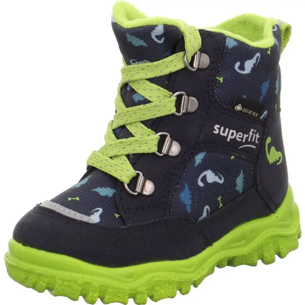Chlapecké zimní boty HUSKY1 Blue/Light Green Gore-Tex, Superfit,1-006046-8000 - 27