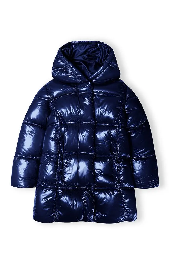 Kabát dívčí prošívaný Puffa, Minoti, 16coat 7, modrá -