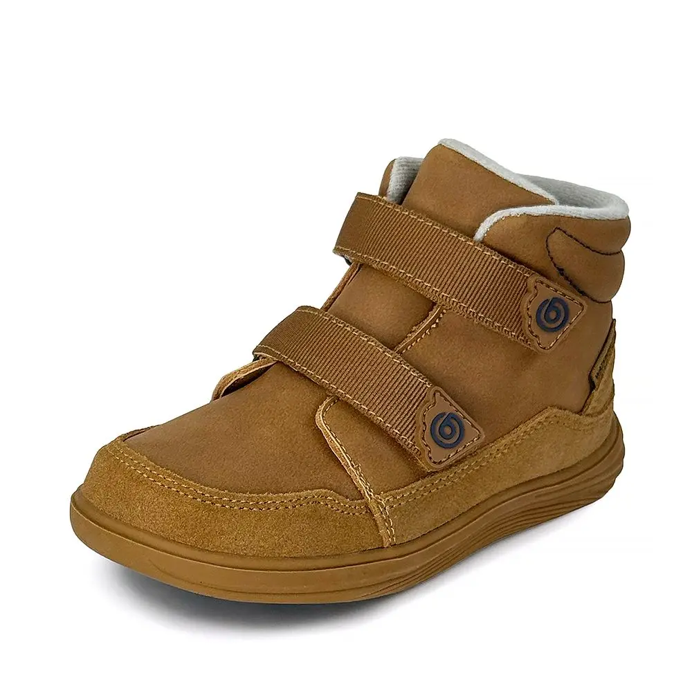 Dětské celoroční barefoot boty Bugga NUVA Brown B00198-18