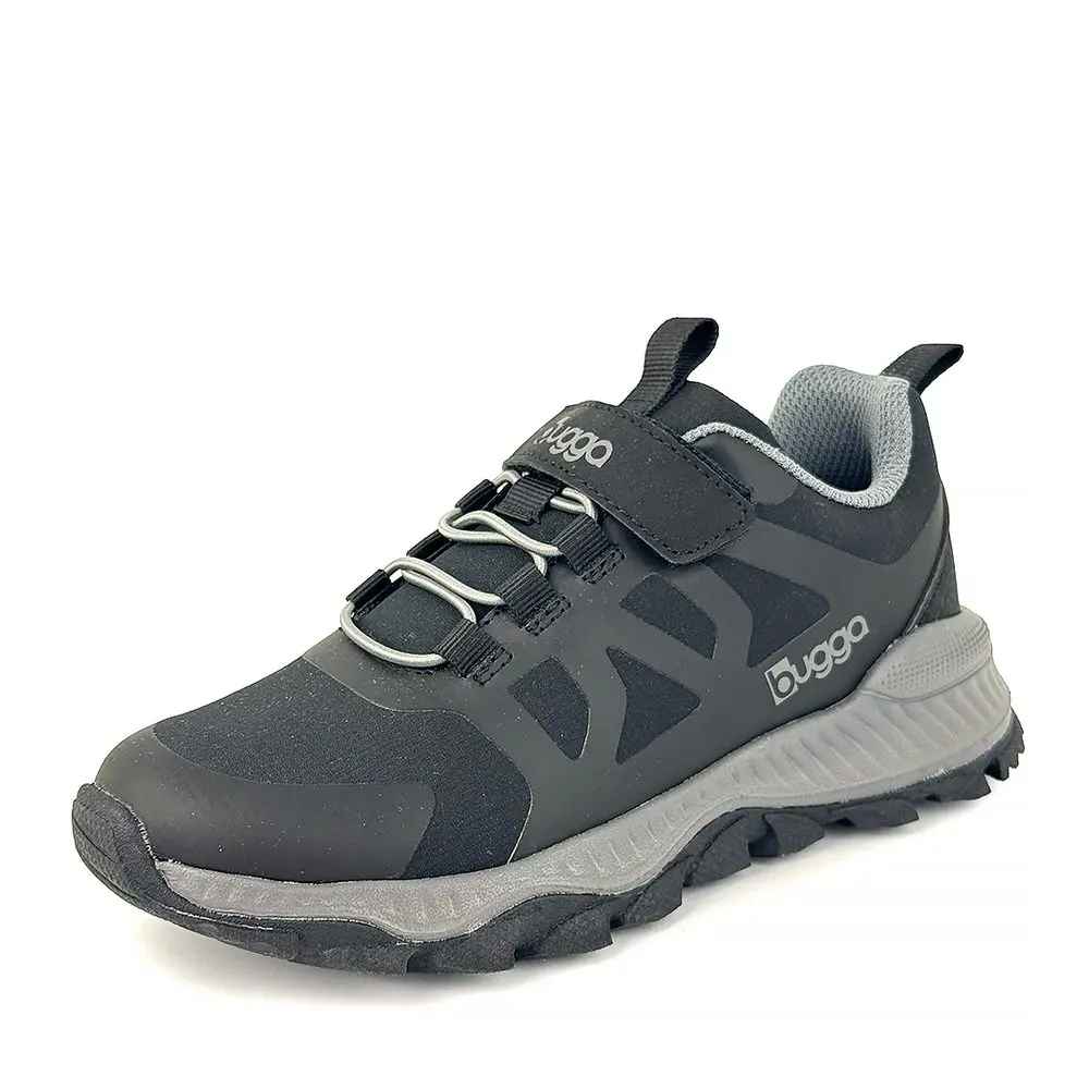 Dětské outdoorové boty na suchý zip Bugga ORZA Black B00206-10