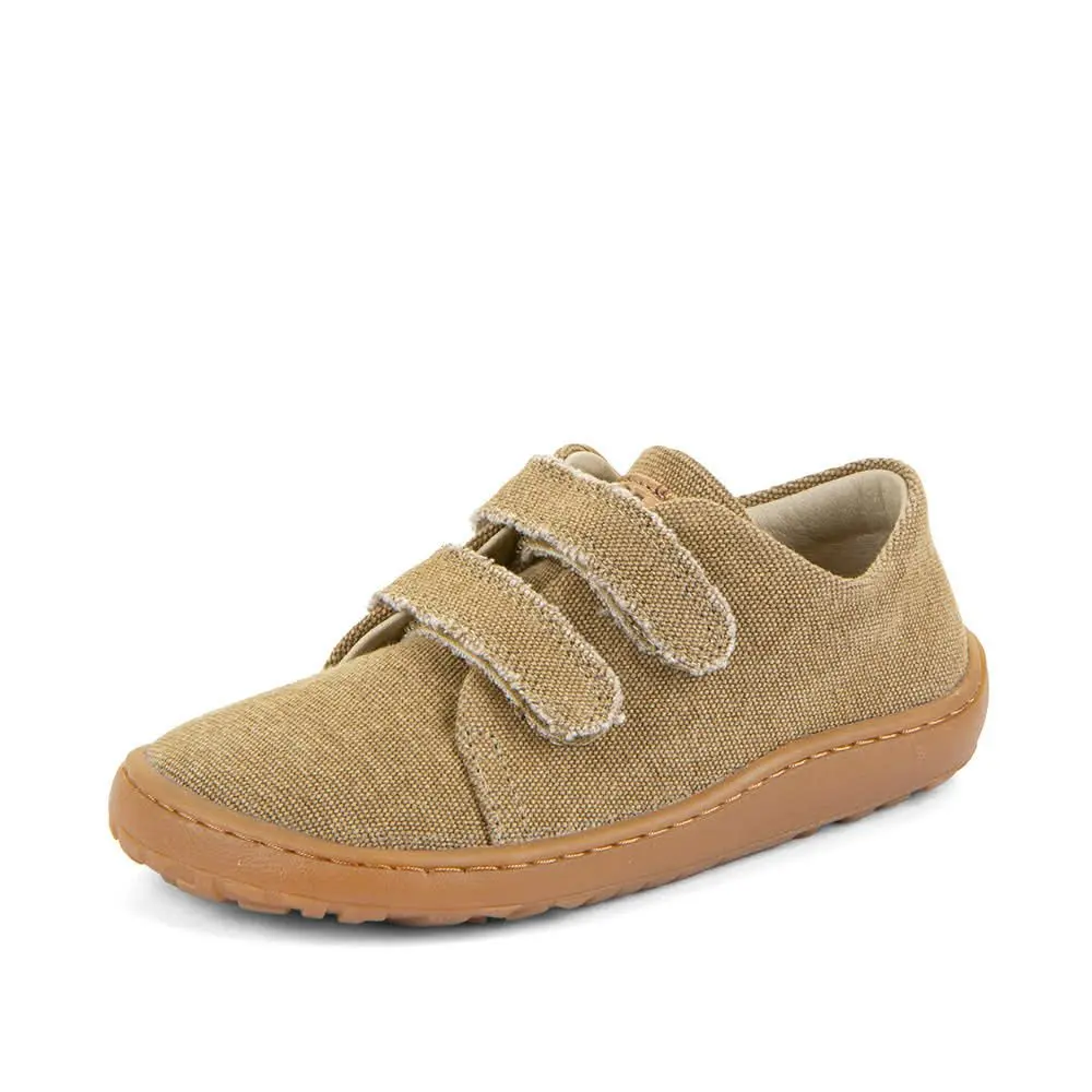 Dětské barefoot textilní tenisky BOTANIQ BEIGE Froddo G3130290-3 -