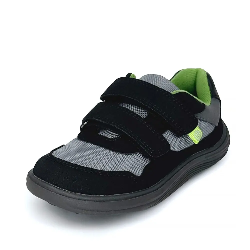 Chlapecké celoroční barefoot tenisky Bugga SAFI Black B00201-10 -