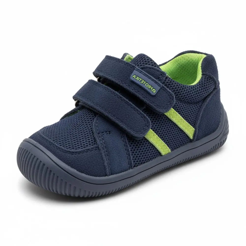 chlapecké celoroční boty Barefoot BRIK DENIM, Protetika, tmavě modrá - 20