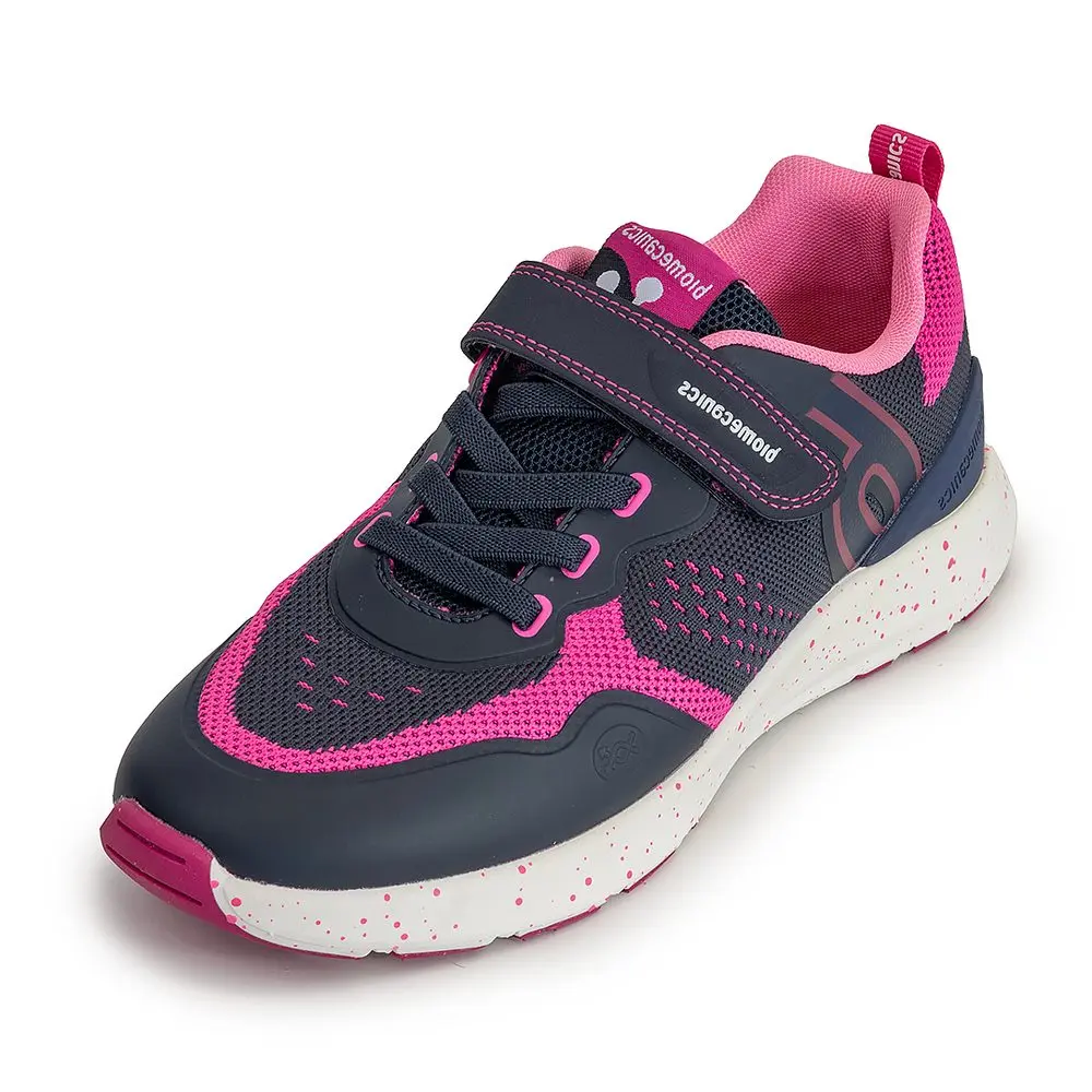 Dívčí tenisky ELASTICOS Azul/Fuscia, Biomeanics, 241271-C600, tmavě modrá - 31