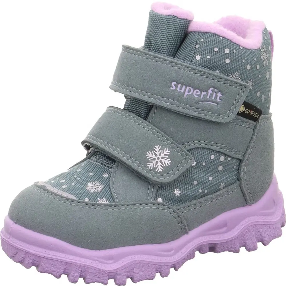 Dívčí zimní boty HUSKY1 Light Green/Purple Superfit 1-006045-7510 -