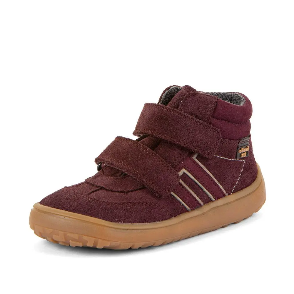 Dívčí celoroční kotníkové barefoot boty F-MOTION TEX BORDEAUX Froddo G3110285-7 -