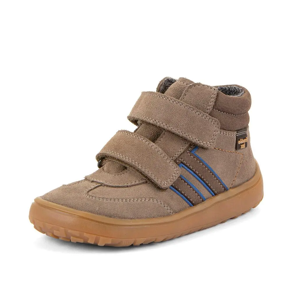 Dívčí celoroční kotníkové barefoot boty F-MOTION TEX BEIGE Froddo G3110285-6