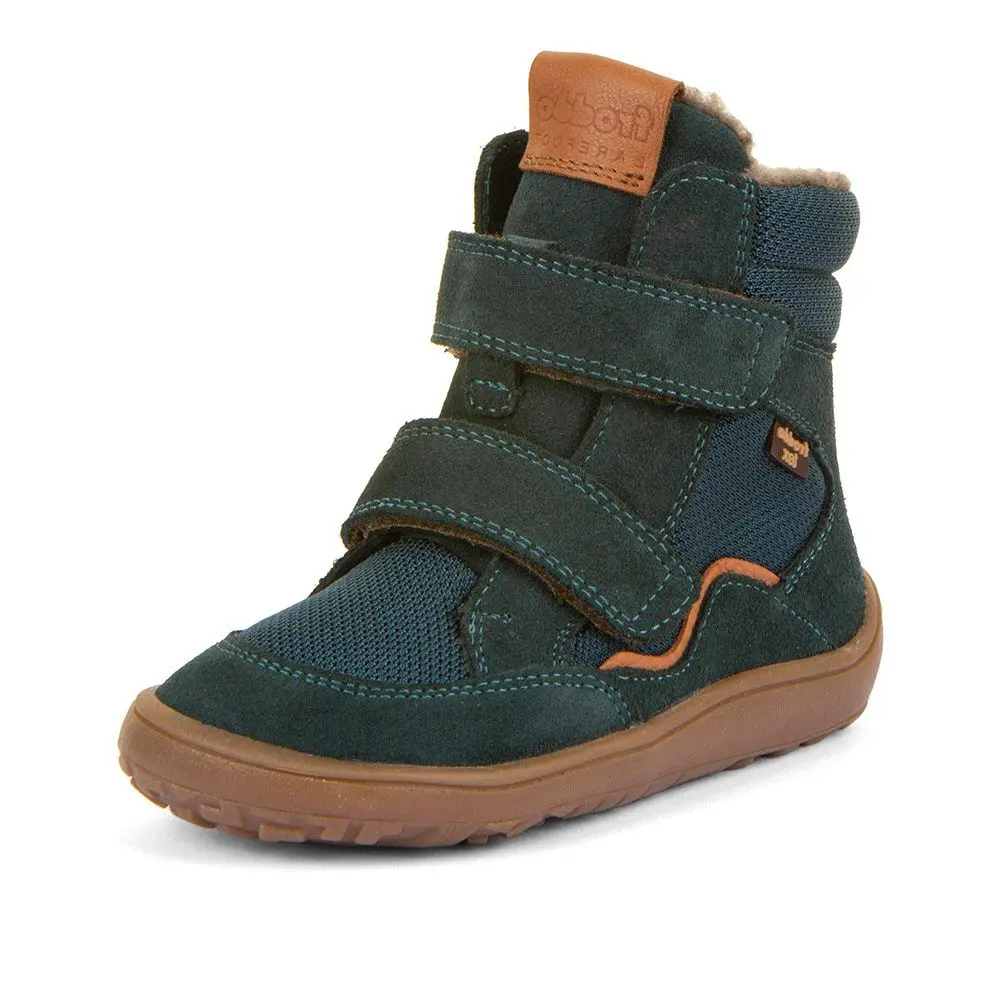 Chlapecké zimní barefoot boty TEX WINTER Petroleum Froddo G3160247-3 - 36