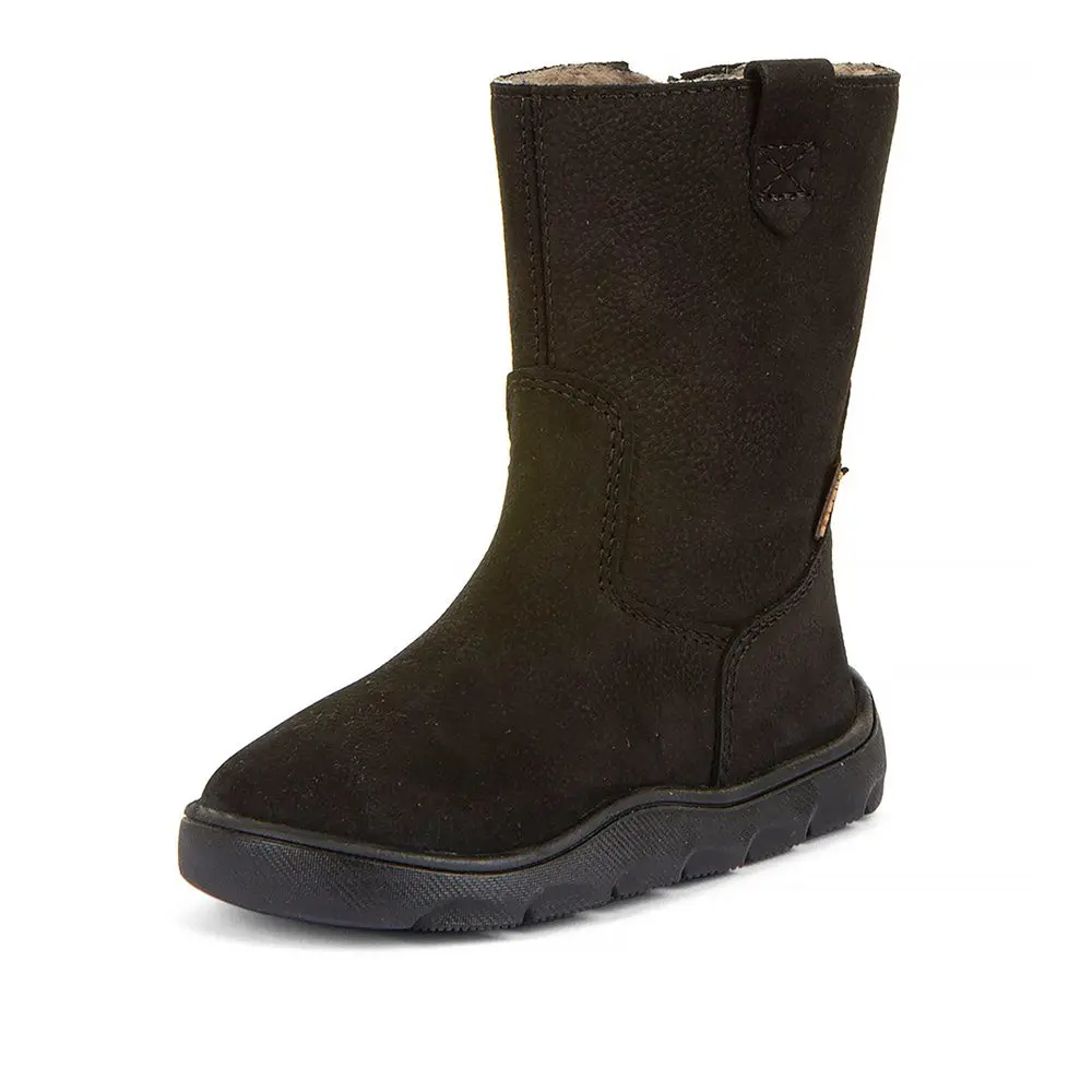 Dívčí zimní barefoot kozačky ZERU TEX BOOT Black G3160257-1 -