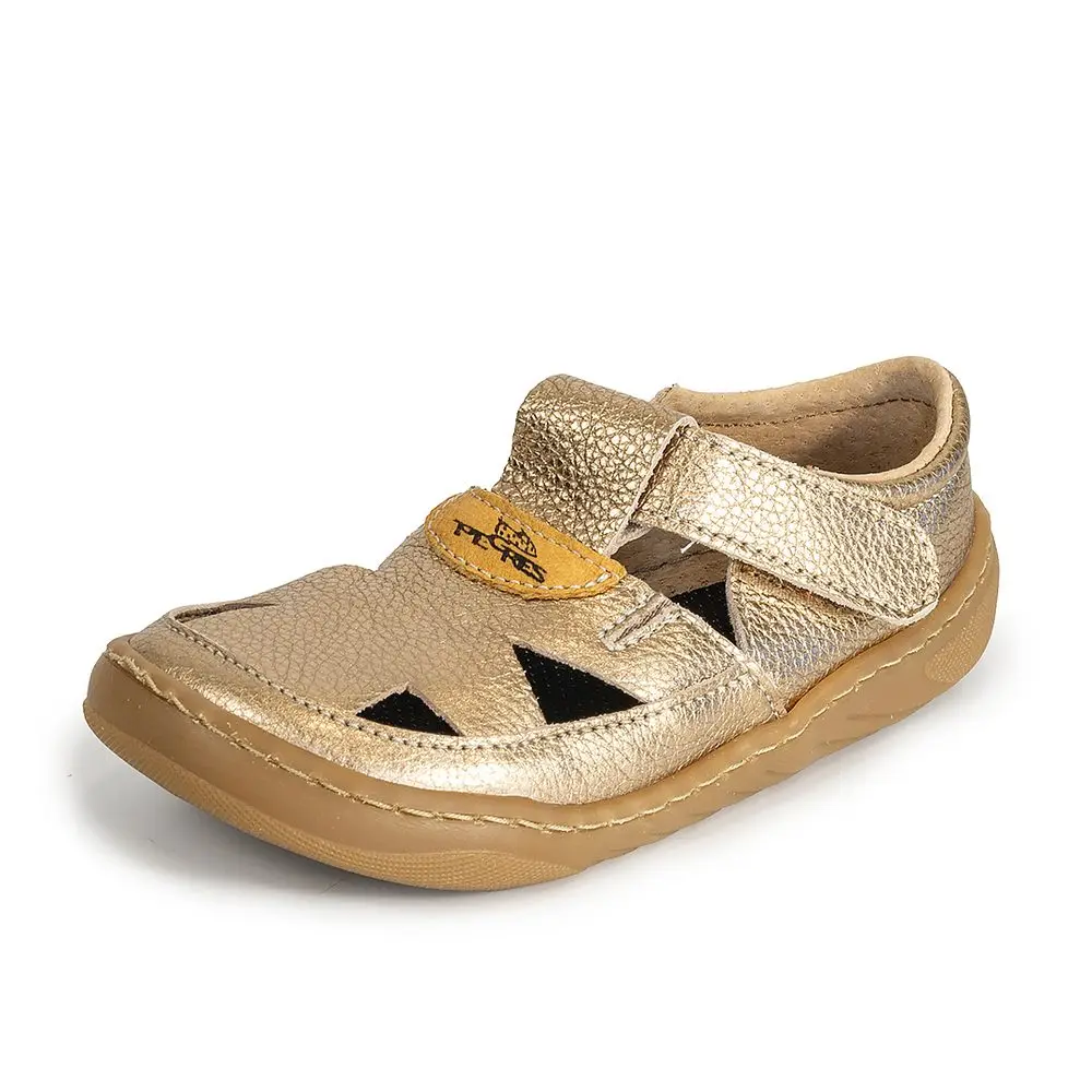 Barefoot dětské sandálky Pegres, SBF51 měděná -