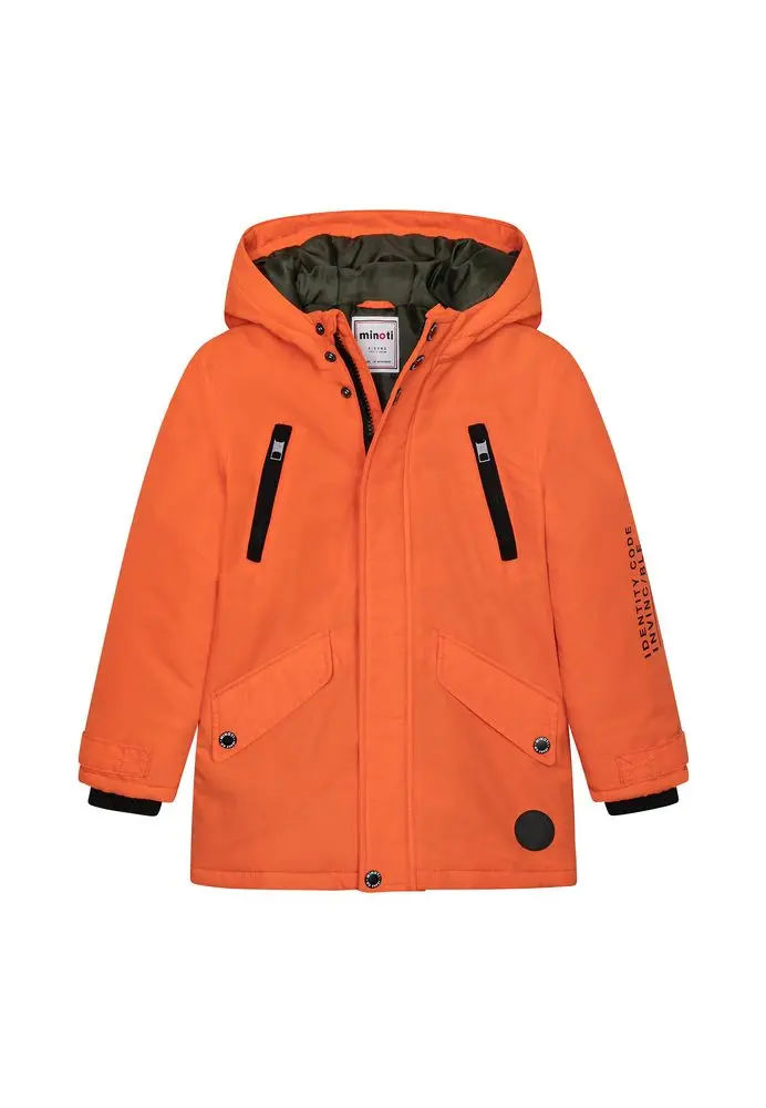 Kabát chlapecký Parka, Minoti, Blazer 2, oranžová -