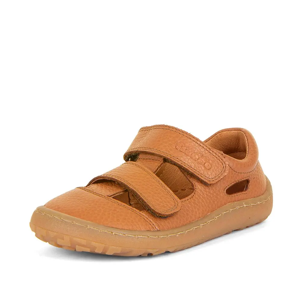 Dětské barefoot sandály SANDAL Cognac Froddo G3150266-2 hnědá -