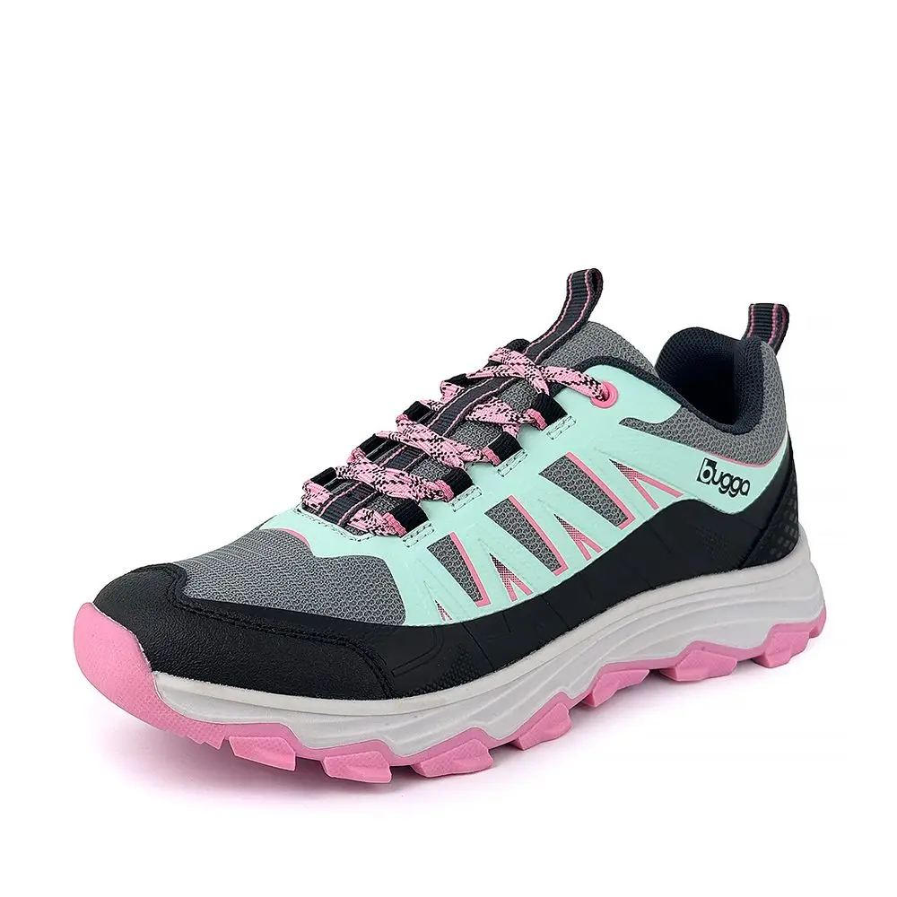Dívčí outdoorové boty na tkaničky Bugga TARA Gray B00203-01