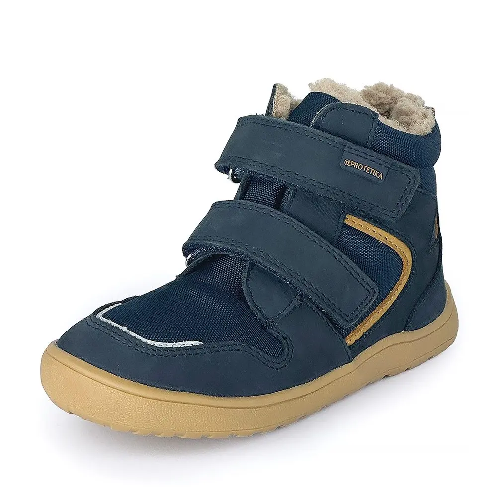 Protetika Barefoot zimní boty s membránou - Tmavě modré -