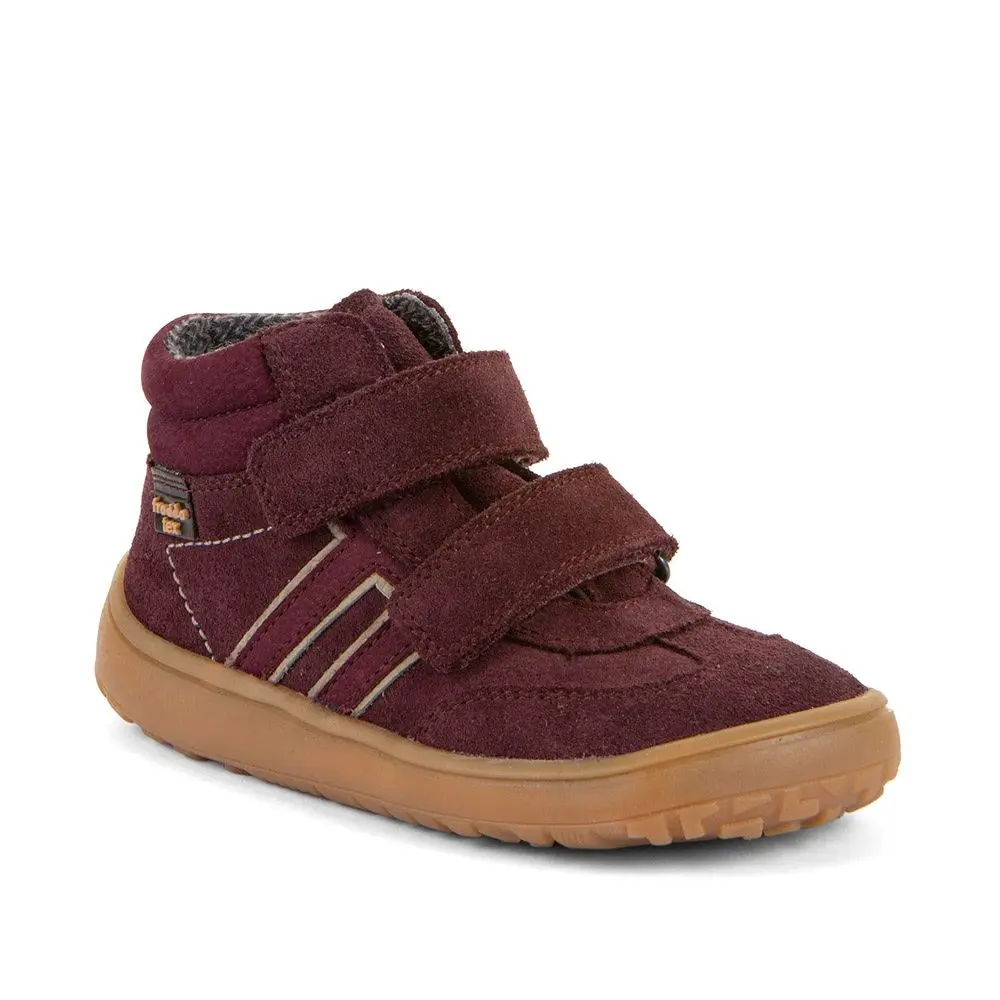 Dívčí celoroční kotníkové barefoot boty F-MOTION TEX BORDEAUX Froddo G3110285-7 -