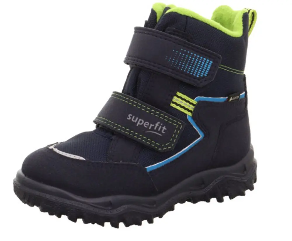 Chlapecké zimní boty HUSKY Blue/Light Green GTX Superfit 1-006082-8010 -