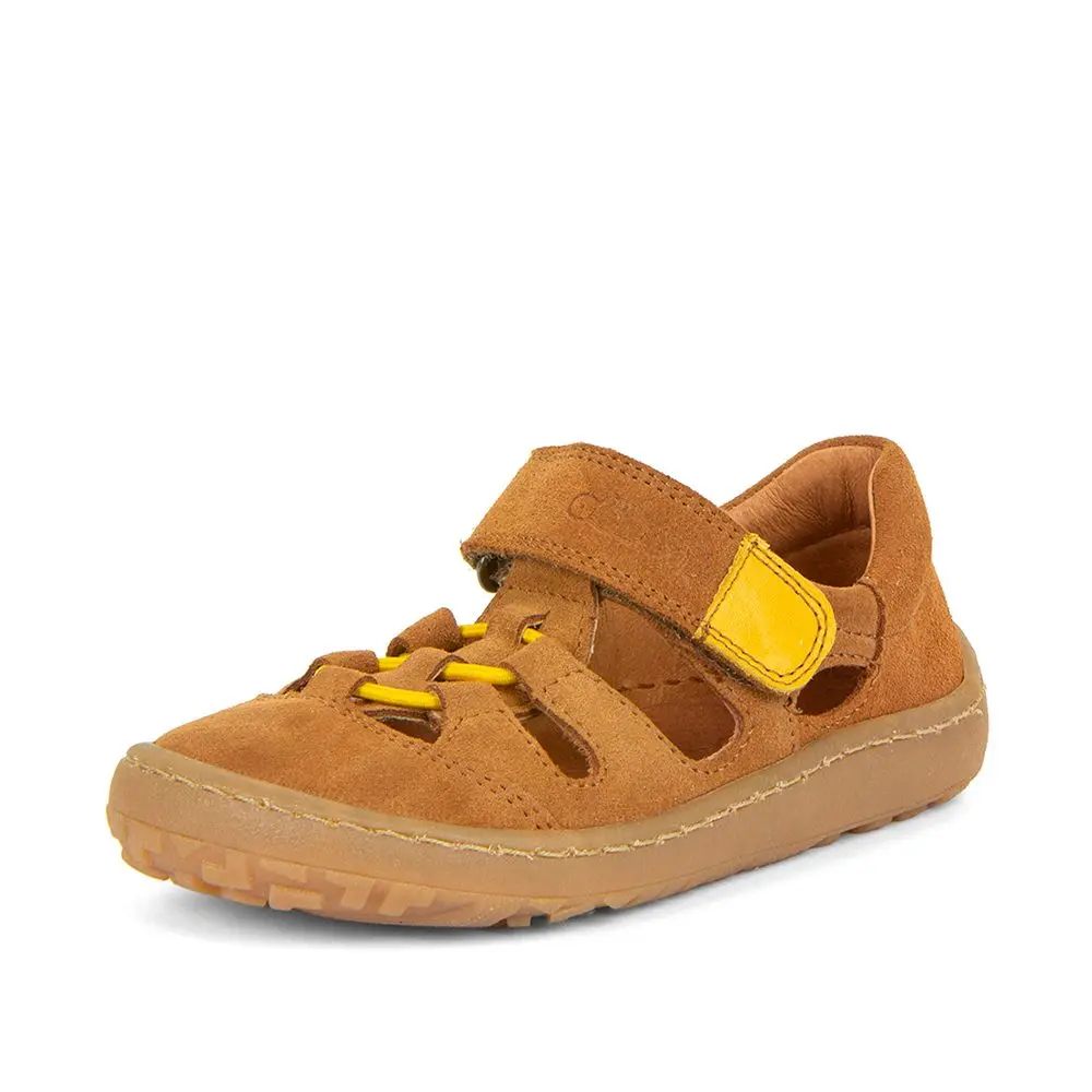 Chlapecká barefoot sandály ELASTIC Brown Froddo G3150262-3 hnědá
