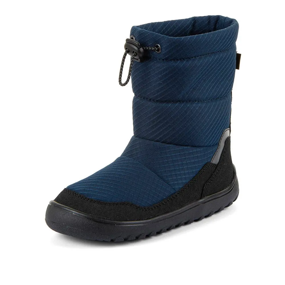 Chlapecké zimní barefoot boty UP SNOW TEX Black/Blue Froddo G3160263-1 - 37