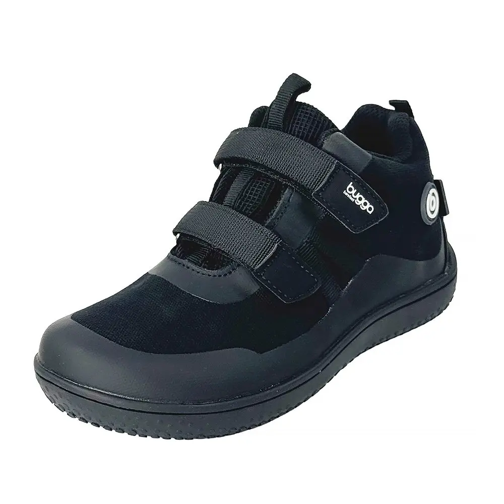 dětské celoroční barefootové boty s membránou BUGGA OSCAR Black B00191-10