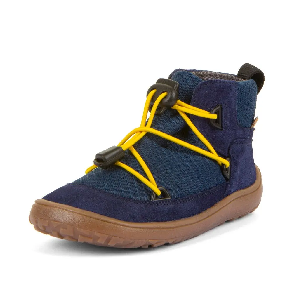 Chlapecké celoroční barefoot boty TEX TRACK Blue Froddo G3110267-1 -
