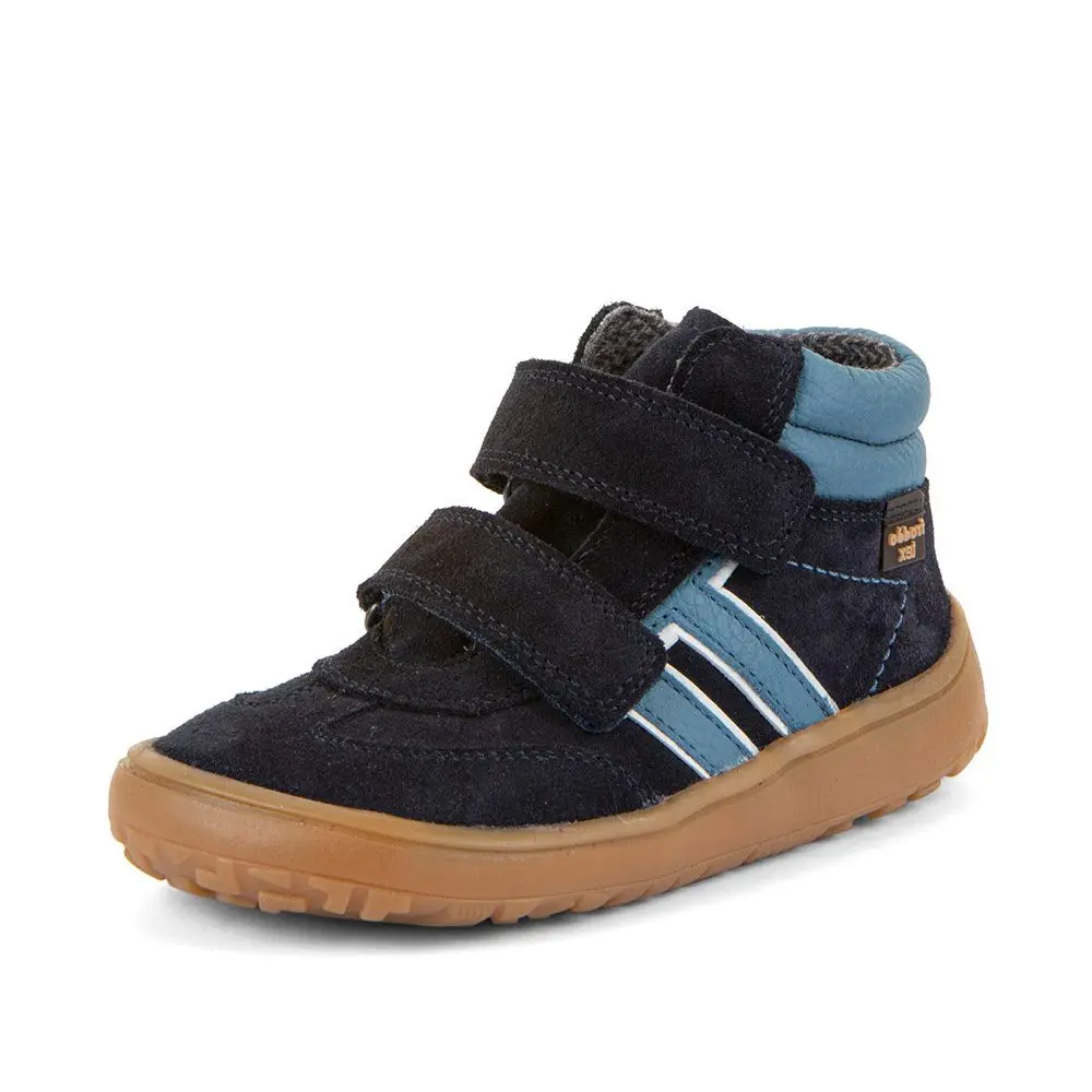 Chlapecké celoroční kotníkové barefoot boty F-MOTION TEX DARK BLUE Froddo G3110285 -