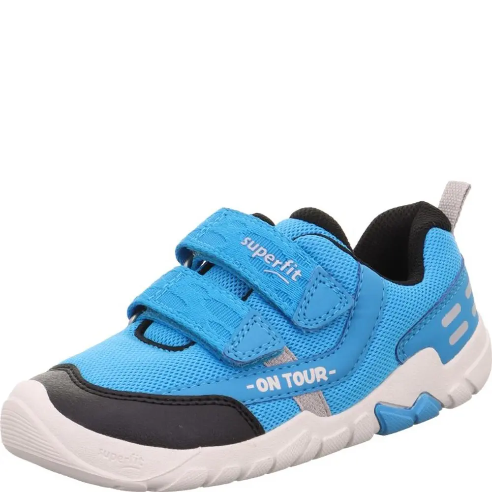 Dětské barefit tenisky TRACE Turquoise/Black Superfit 1-006025-8400 -