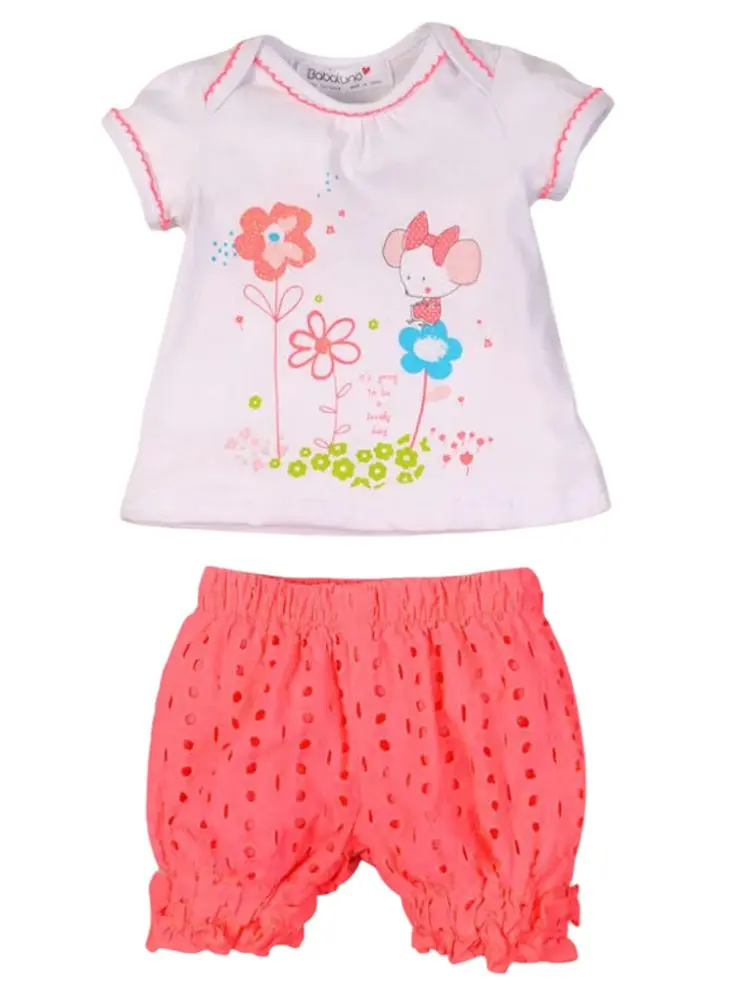 set dívčí tričko, kalhoty, Minoti, LOVELY 1, holka