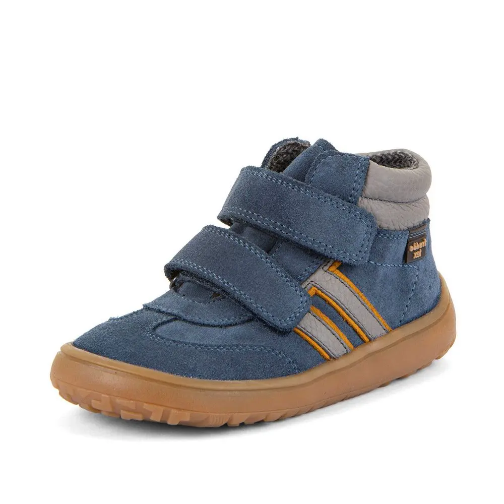 Chlapecké celoroční kotníkové barefoot boty F-MOTION TEX DENIM Froddo G3110285-2