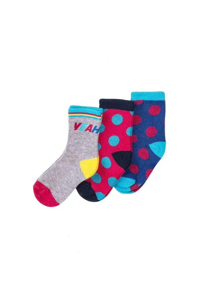 Ponožky dívčí 3pack, Minoti, TG SOCK 24, holka -