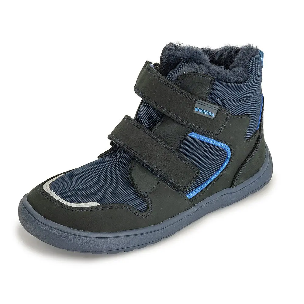 Chlapecké zimní barefoot boty GERO NAVY, PRO-tex, Protetika, modrá -
