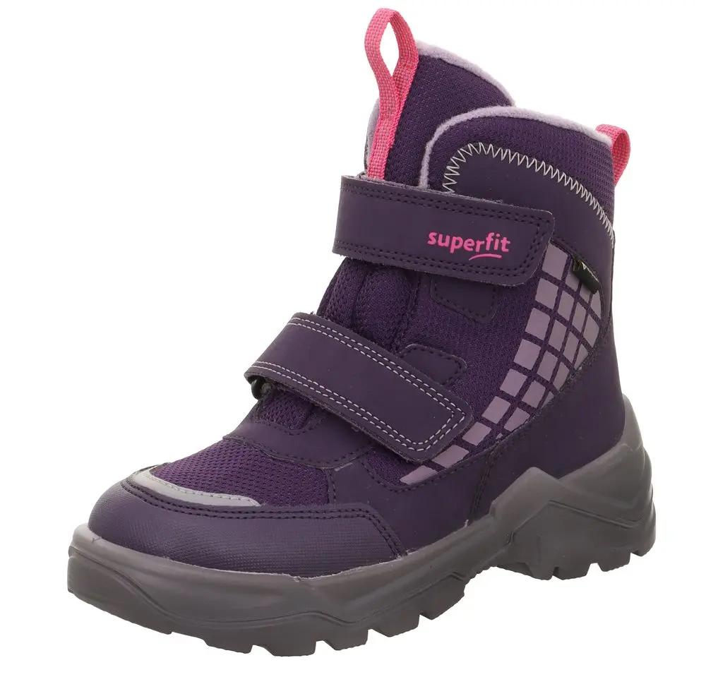 Dívčí zimní boty SNOW MAX Purple Gore-TEX, Superfit,1-002022-8510 -