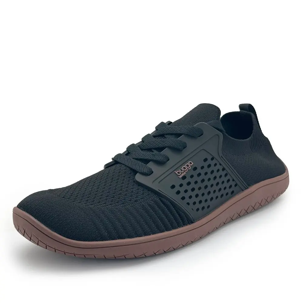 Barefoot textilní tenisky BUGGA BURDY Black B00193-10 -