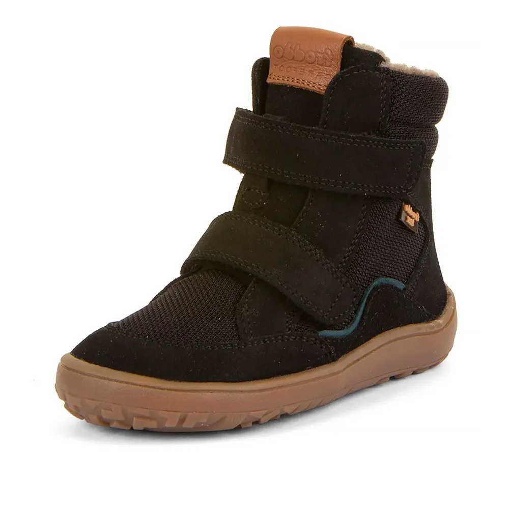 Dětské zimní barefoot boty TEX WINTER Black Froddo G3160247-16 - 23