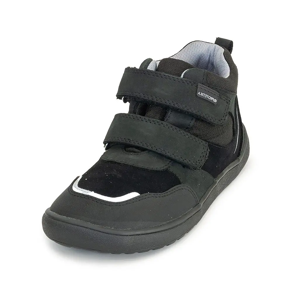 Chlapecké celoroční boty s membránou Barefoot BANET BLACK, Protetika, černá - 22